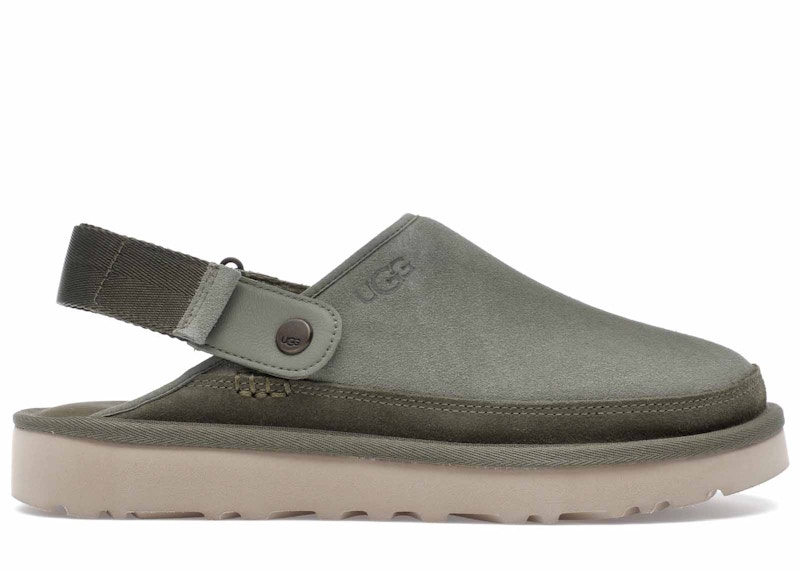 Pre-owned Ugg Men's Goldencoast Clog Sneakers In Shaded Clover
