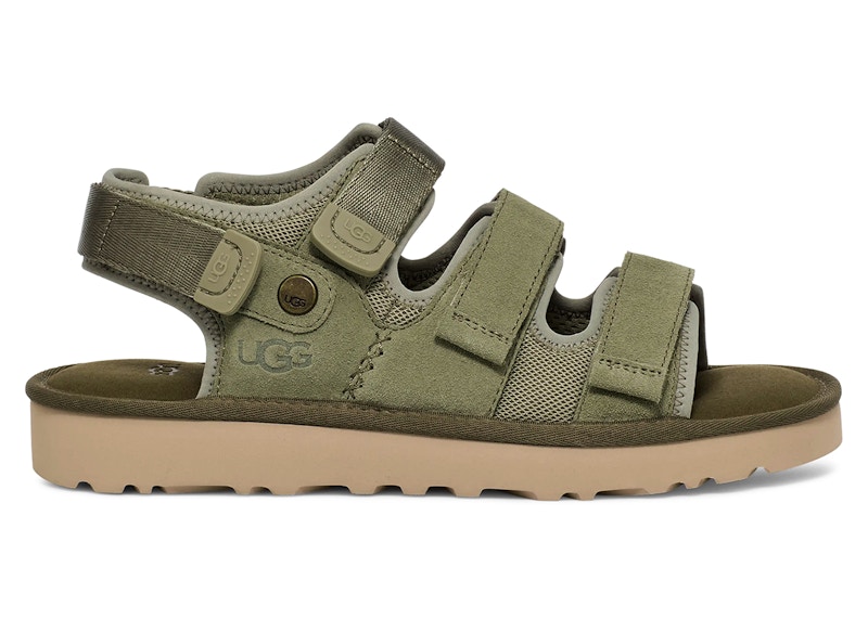 Pre-owned Ugg Men's  Goldencoast Strap Sandal Sneakers In Shaded Clover