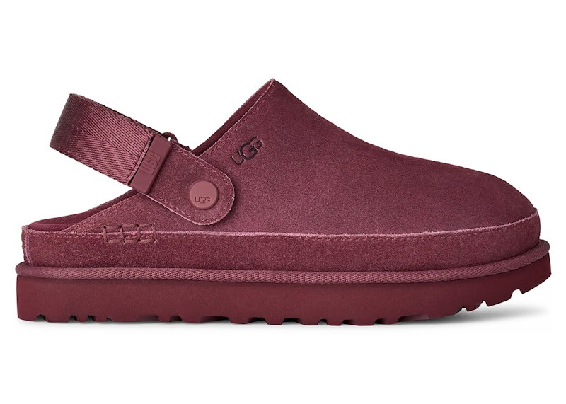Pre-owned Ugg Goldenstar Clog (women's) Sneakers In Burnt Magenta