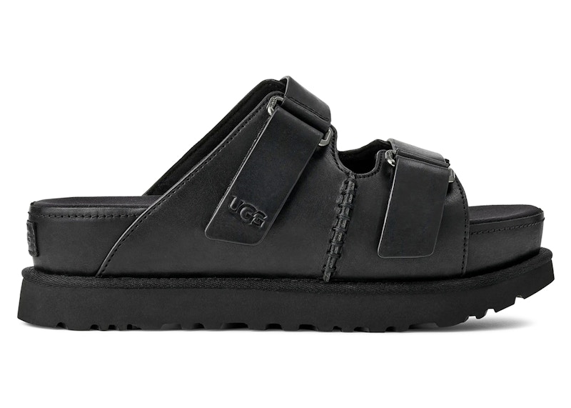 Pre-owned Ugg Goldenstar Hi Slide (women's) Sneakers In Black