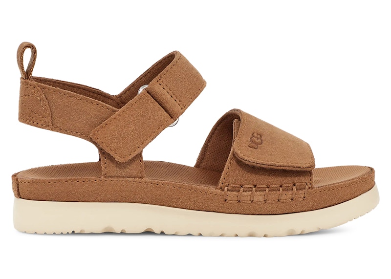 Pre-owned Ugg Goldenstar Sandal (kids) Sneakers In Chestnut In Brown