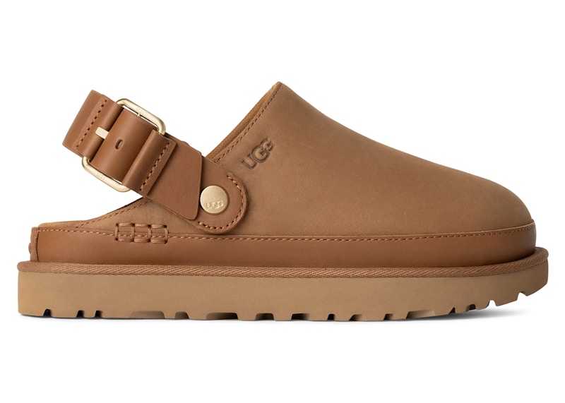 Pre-owned Ugg Goldenstar Villa Clog (women's) Sneakers In Chestnut