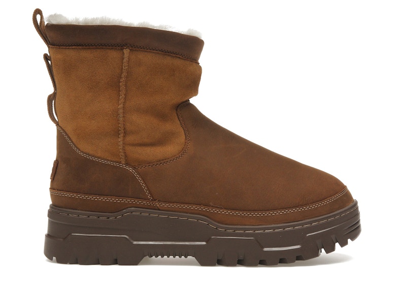 Pre-owned Ugg Men's Heritage Pullon Trailgazer Boot Sneakers In Chestnut In Brown