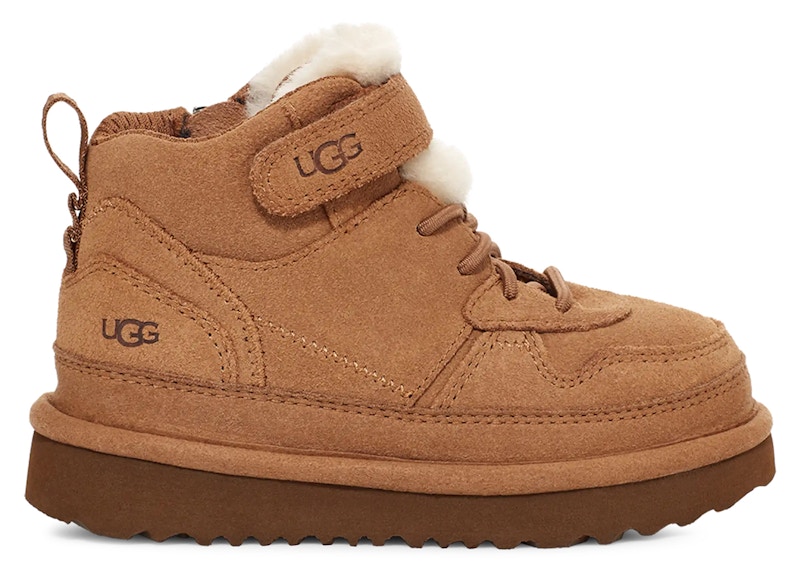 Pre-owned Ugg Highland Hi Heritage (toddler) Sneakers In Chestnut