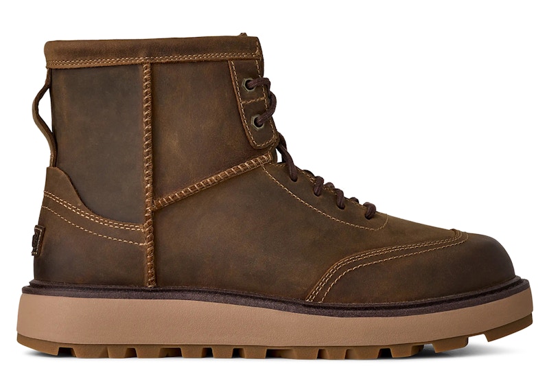 Pre-owned Ugg Men's  Idyllwild Lace Boot Sneakers In Oak In Brown