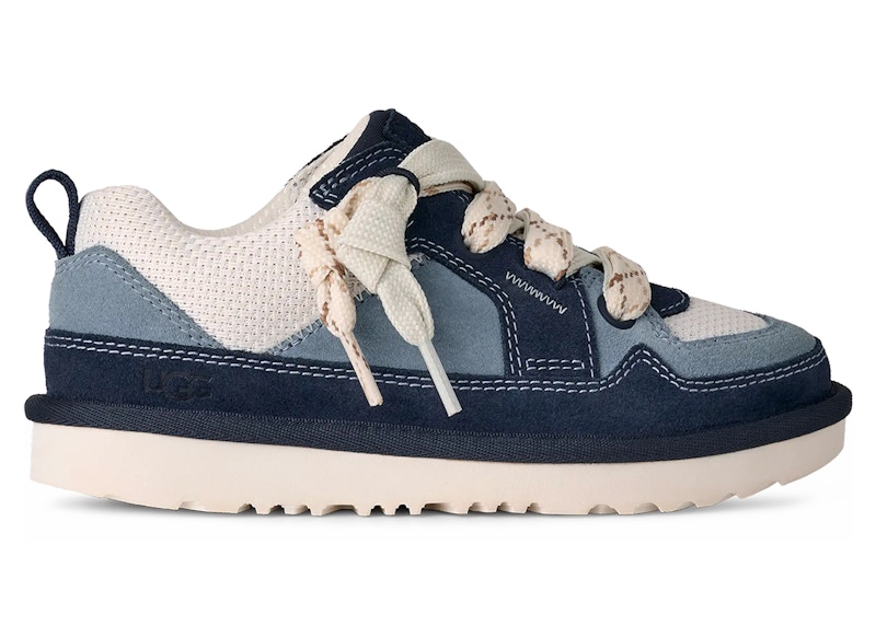 Pre-owned Ugg Lowmel Lo (kids) Sneakers In Deep Ocean/whale