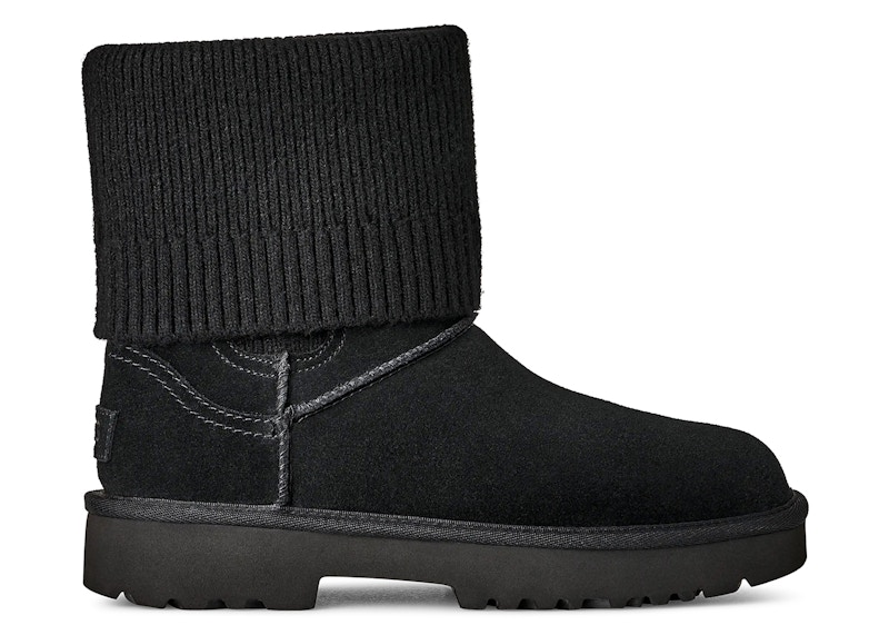 UGG Marais Knit Chelsea Boot Black (Women's) - 1171573-BLK - US