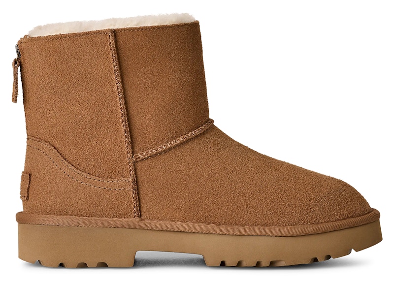 Pre-owned Ugg Marais Zip Up Boot (women's) Sneakers In Chestnut In Brown