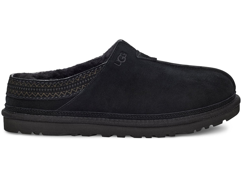 UGG Neuman Slipper Black Men's - 1113631-BLK - US