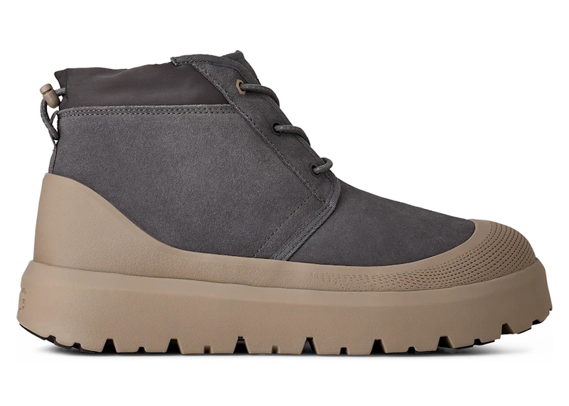 Pre-owned Ugg Men's  Neumel High Weather Hybrid Boot Sneakers In Obsidian/cobble Grey