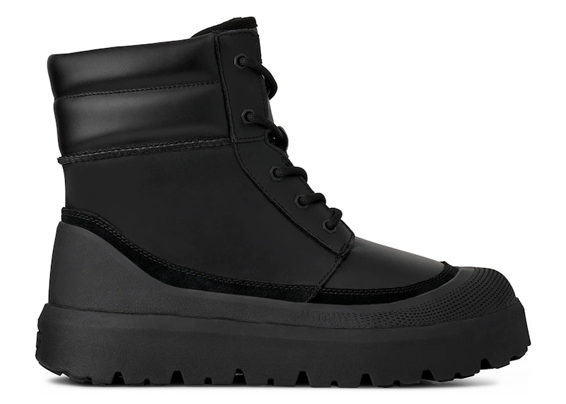 Pre-owned Ugg Men's  Neumel High Weather Hybrid Boot Triple Sneakers In Black