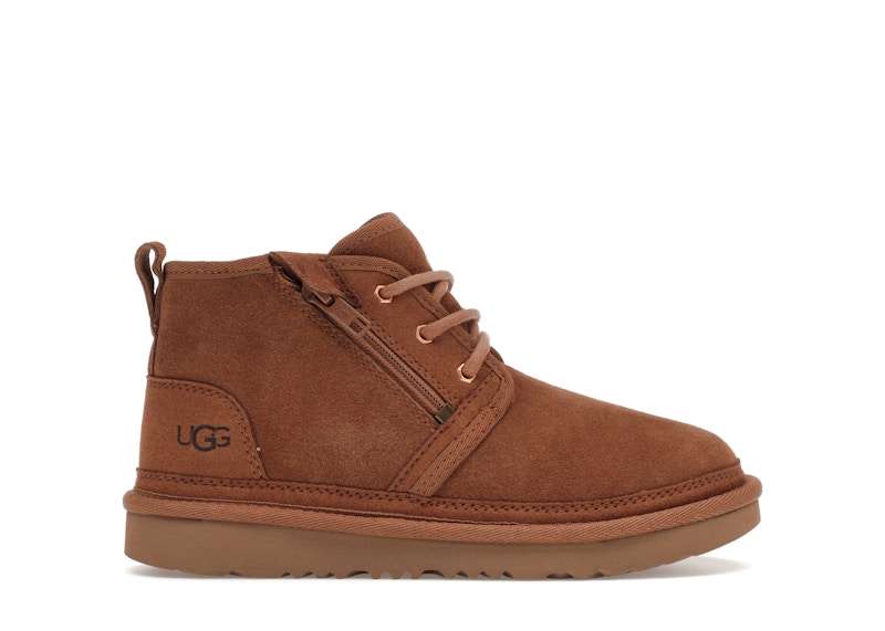 UGG Neumel Zip Boot Chestnut (Kids) Kids' - 1117411K-CHE - US