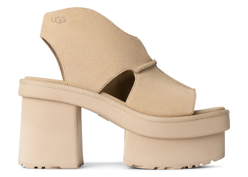 UGG New Heights Platform Sandal Mustard Seed (Women's