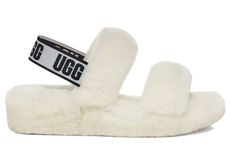 UGG Oh Yeah Slide White (Women's) - 1107953-WHT - US