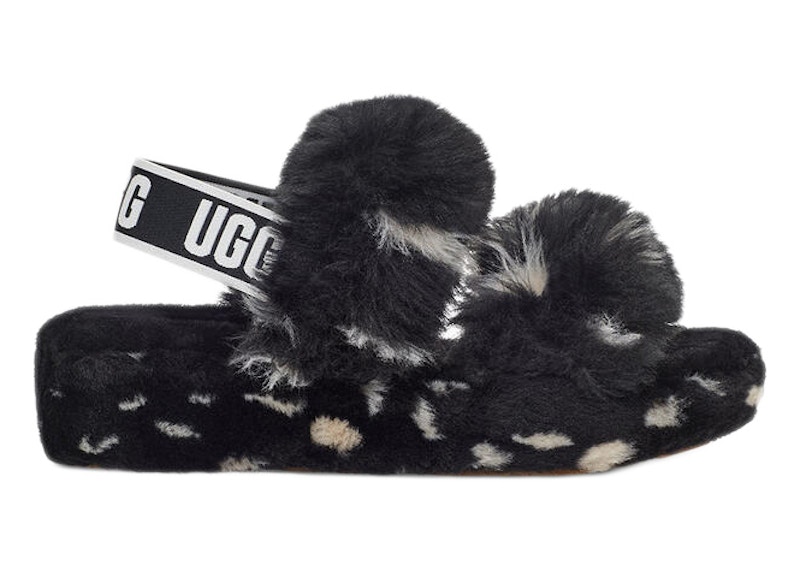 UGG Oh Yeah Spots Slide Black (Women's)