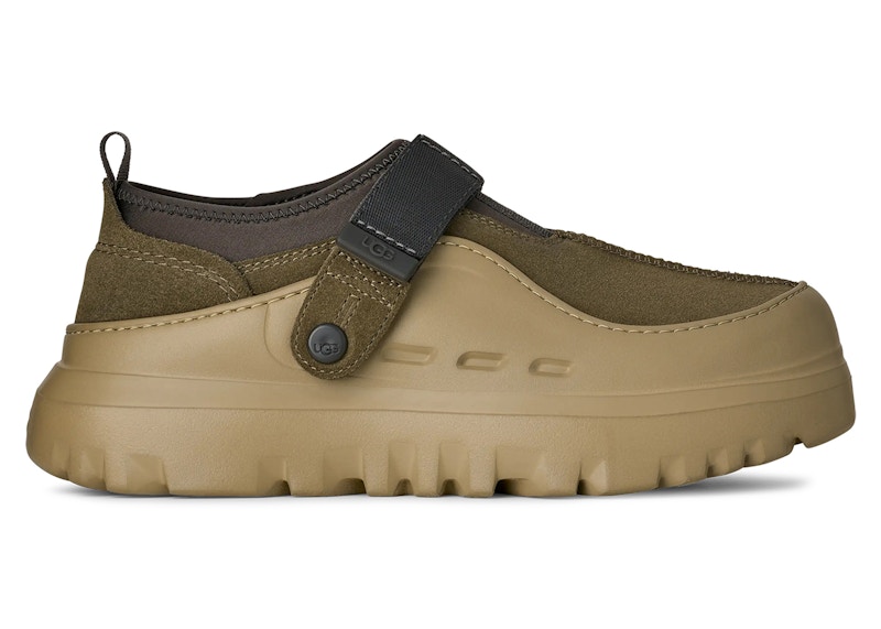 Pre-owned Ugg Men's Peakmod Lowcut Sneakers In Dark Olive/moss Green