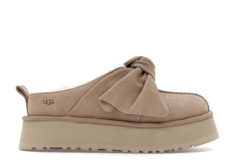 UGG Platform Slip-On Bow Slipper Sand (Women's)