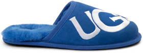 UGG Scuff Logo Slipper Classic Blue White