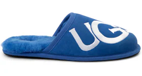 UGG Scuff Logo Slipper Classic Blue White