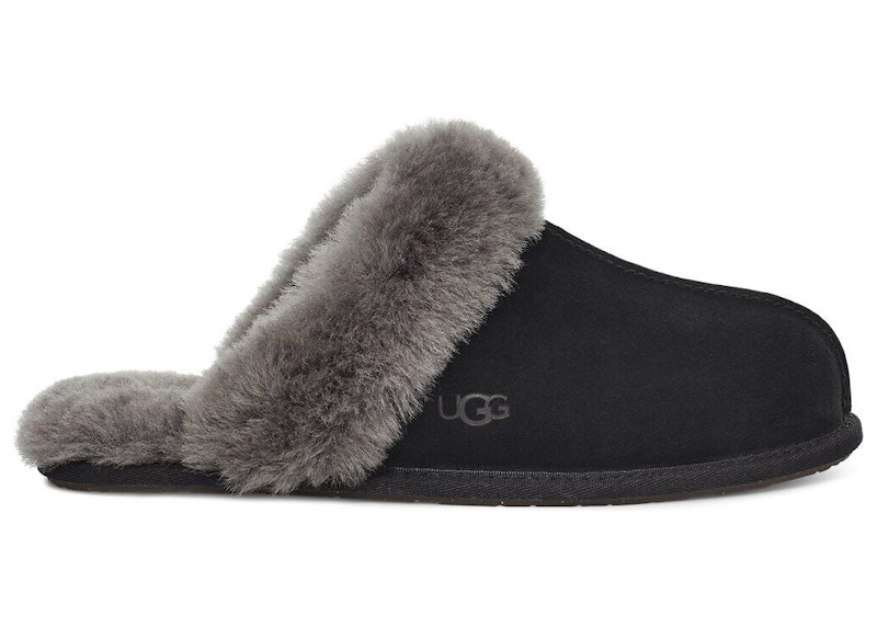 UGG Scuffette II Slipper Black Grey (Women's) - 1106872-BCGR - US