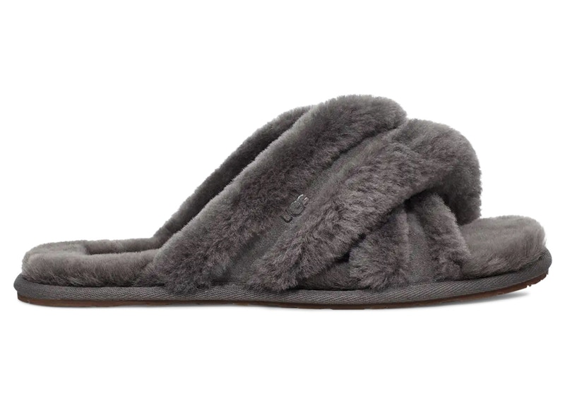 Pre-owned Ugg Scuffita Slipper (women's) Sneakers In Charcoal