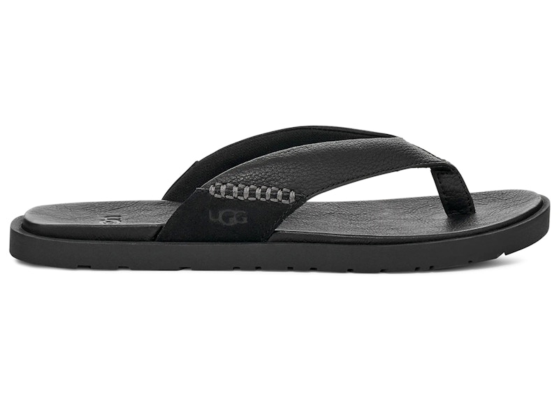 UGG Seaside II Flip Sandal Black Men's - 1166610-BLK - US