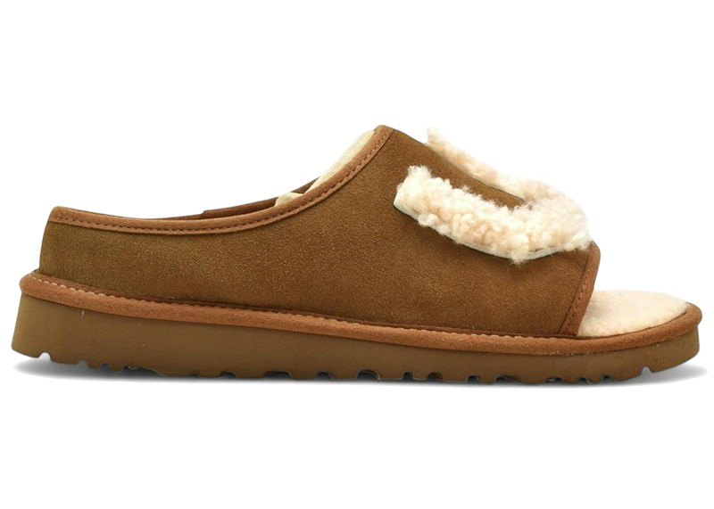 UGG Slide Chestnut Natural (Women's) - 1019730-CNAT - JP