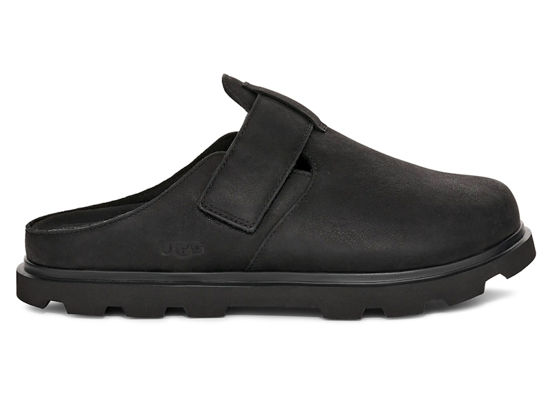 Pre-owned Ugg Men's  Solano Clog Sneakers In Black