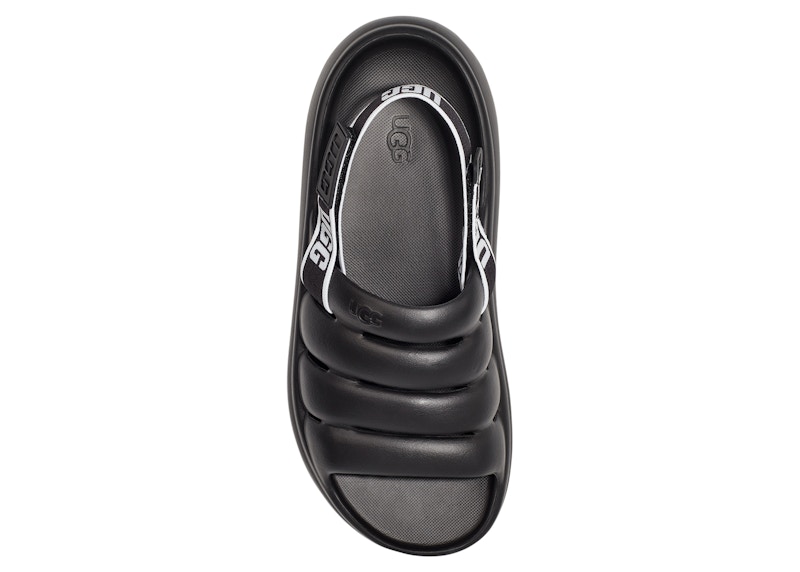 UGG Sport Yeah Slide Black White Men's 1132150BLK US