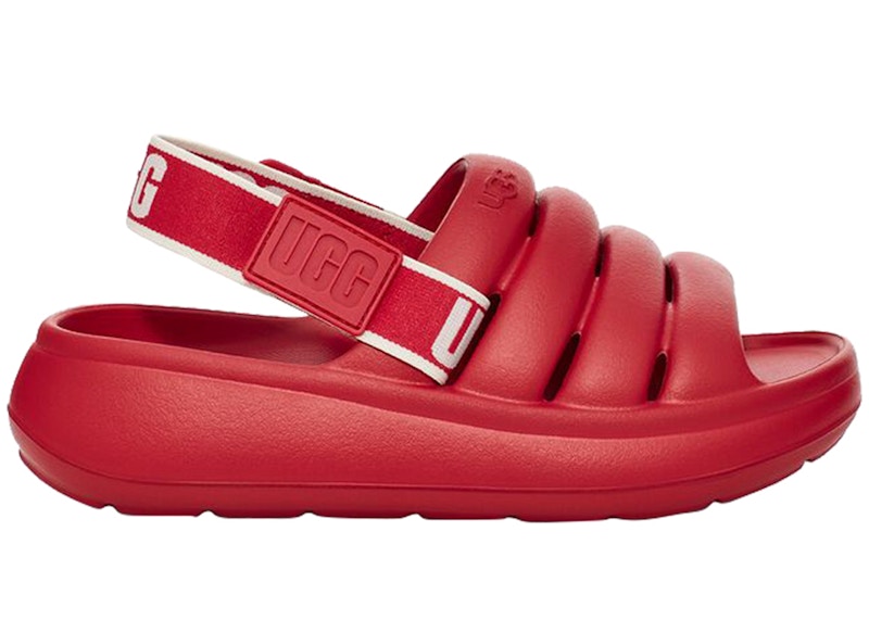 Kids red cheap ugg slides