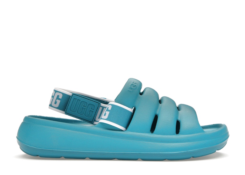 Blue ugg slides discount womens