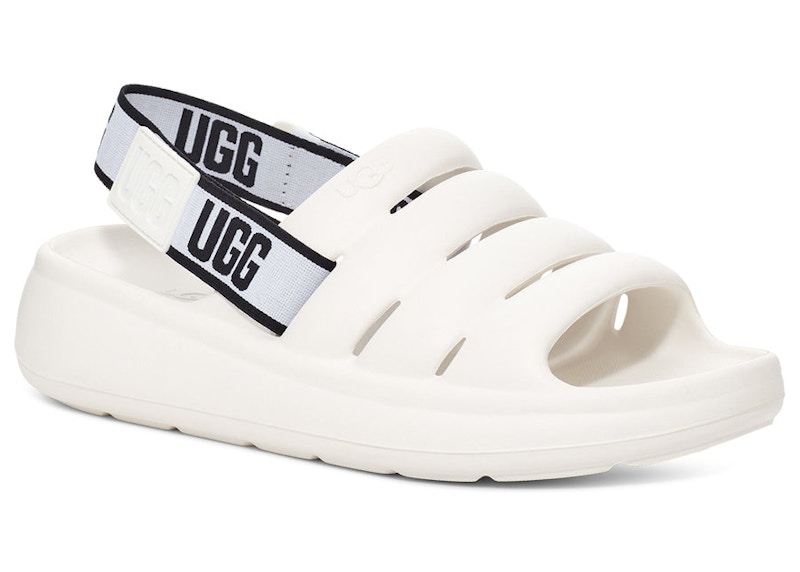 UGG Sport Yeah Slide White Men's 1132150WHT US