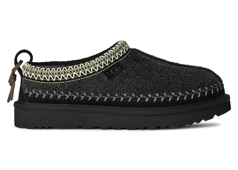 Pre-owned Ugg Tasman Biarritz Slipper (women's) Sneakers In Black