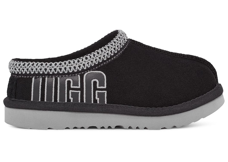 UGG Tasman Graphic Black Grey Kids Kids 1134973K BKGY GB   UGG Tasman Graphic Black Grey Kids 