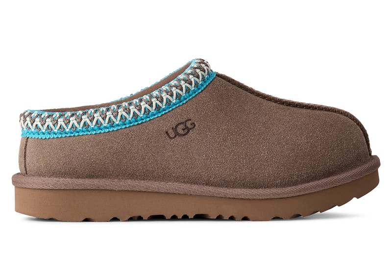 Pre-owned Ugg Tasman Ii Slipper (kids) Sneakers In Caribou/sapphire Ice