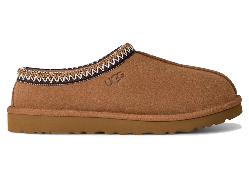 Pre-owned Ugg Men's Tasman Ii Slipper Sneakers In Chestnut In Brown