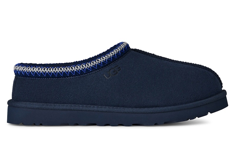 Pre-owned Ugg Men's Tasman Ii Slipper Sneakers In Deep Ocean In Blue