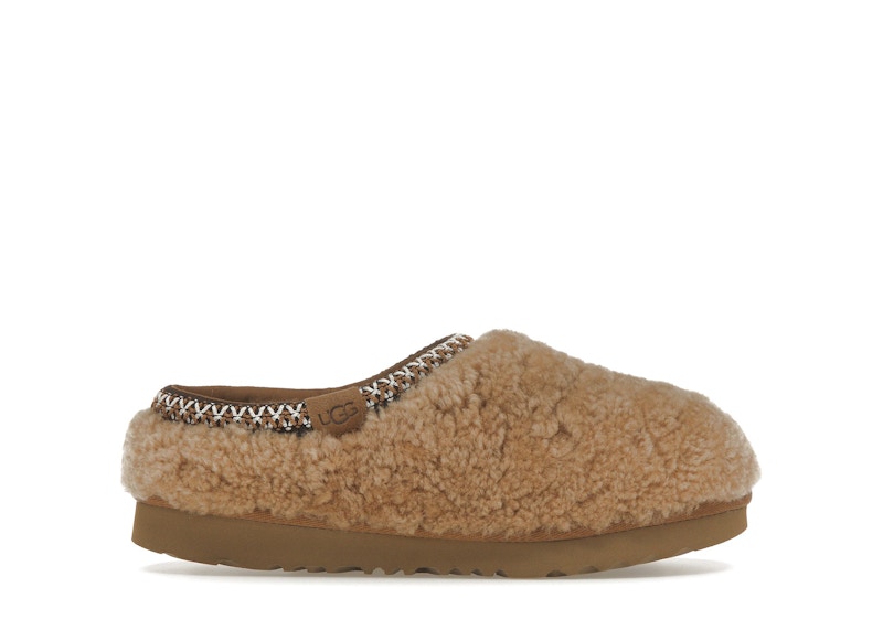 Pre-owned Ugg Tasman Maxi Curly Slipper (kids) Sneakers In Chestnut