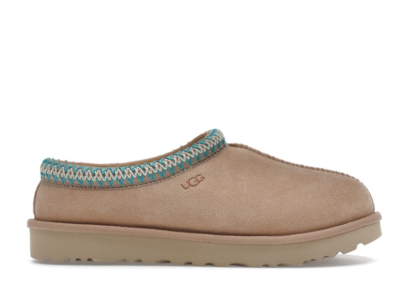 Pre-owned Ugg Tasman Slipper (women's) Sneakers In Driftwood/white Pepper