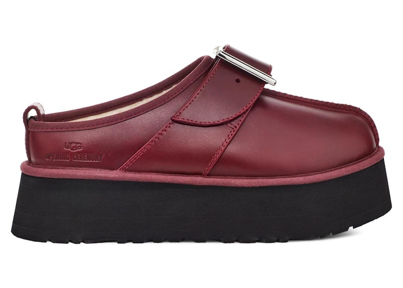 Pre-owned Ugg Tasman Slipper Opening Ceremony (women's) Sneakers In Oxblood