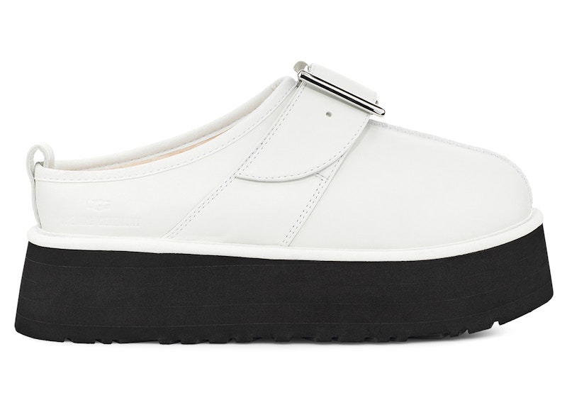 Pre-owned Ugg Tasman Slipper Opening Ceremony (women's) Sneakers In White/black