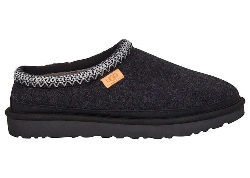 UGG Tasman Wool Slipper Black Hombre 1105433 BTNL US