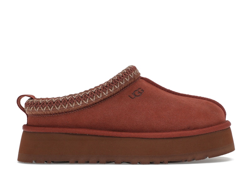 Pre-owned Ugg Tazz Slipper (women's) Sneakers In Red Jasper