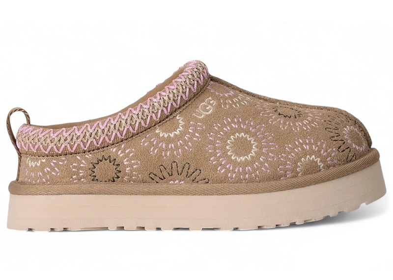 UGG Tazz Sun Stitch Slipper Mustard Seed (Kids) - 1175210K-MDSD - JP