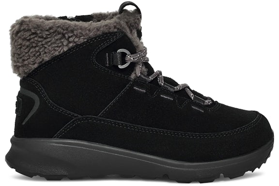 UGG TerreTrail Cozy Lace Boot Black (Kids)