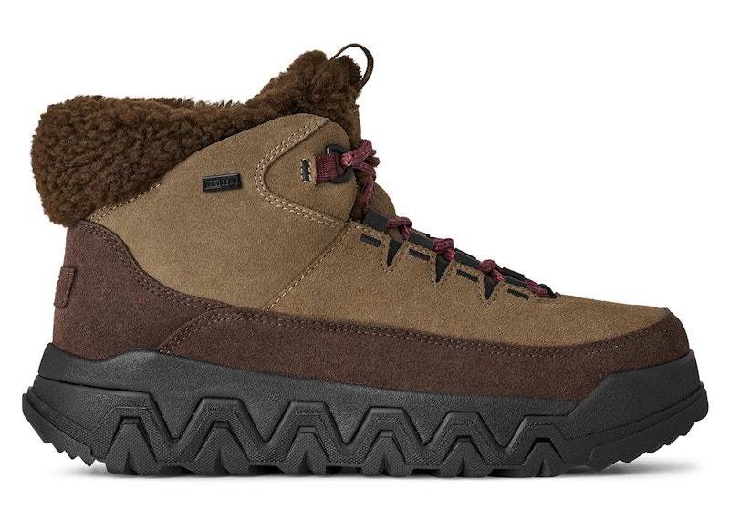 Pre-owned Ugg Terretrail Cozy Lace Boot (women's) Sneakers In Dusted Cocoa In Brown