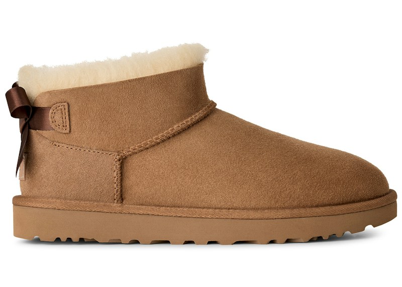 UGG Ultra Mini Bailey Bow Boot Chestnut (Women's)