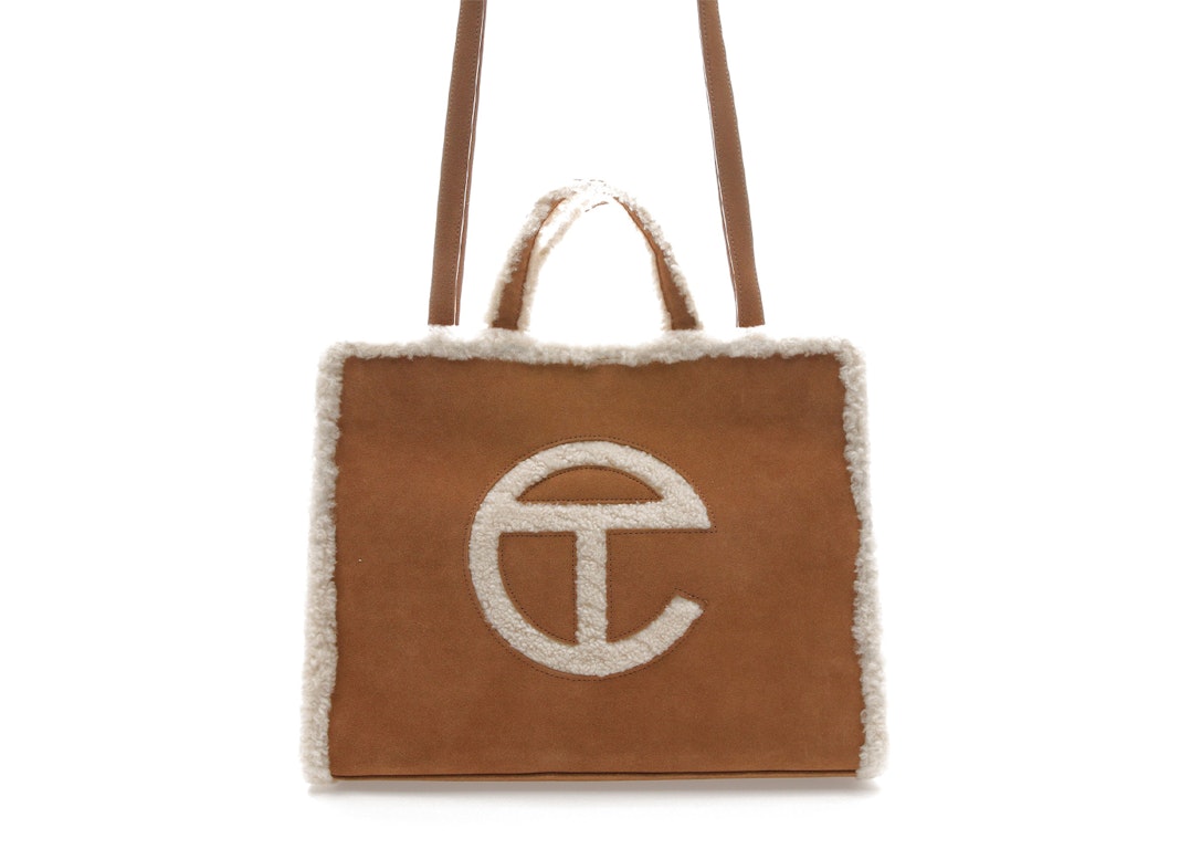 Pre-owned Telfar X Ugg Shopping Bag Medium Chestnut
