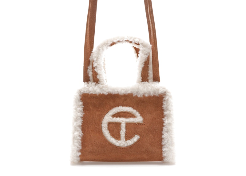 Telfar x UGG Shopping Bag Small Chestnut in Shearling - JP