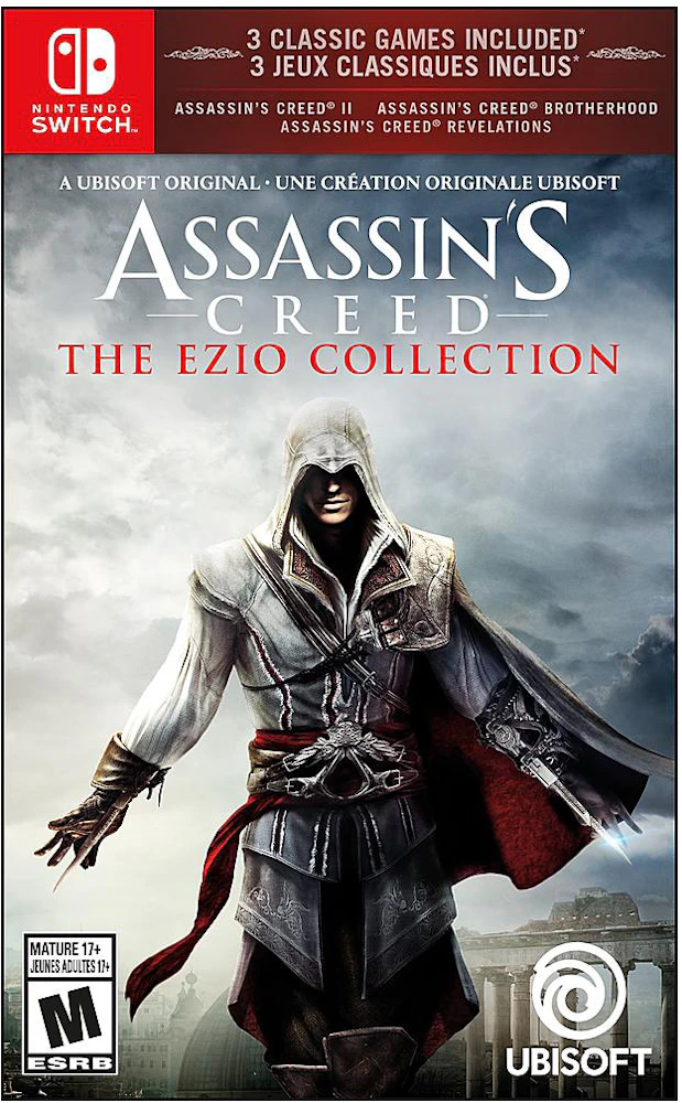 Profeta Exención caja de cartón Ubisoft Nintento Switch/OLED Assassin's Creed The Ezio Collection Video Game  - ES